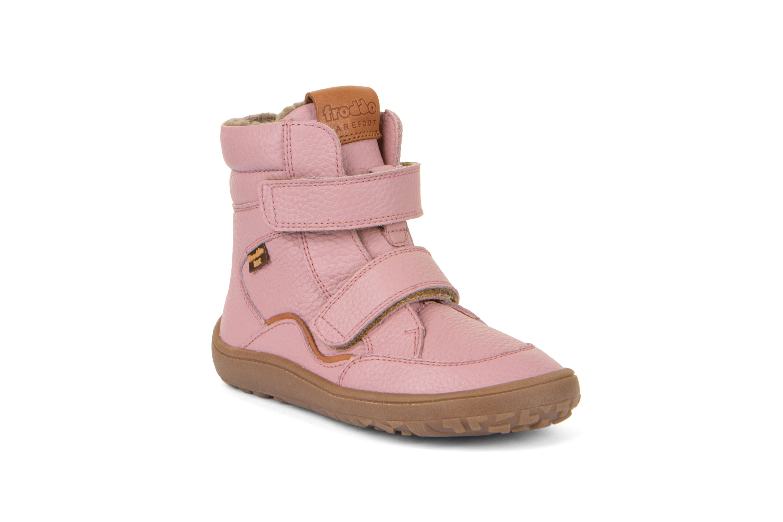 Froddo nahast talvesaapad, villavoodri ja membraaniga, Pink AW23 Laste barefoot jalatsid - HellyK - Kvaliteetsed lasteriided, villariided, barefoot jalatsid