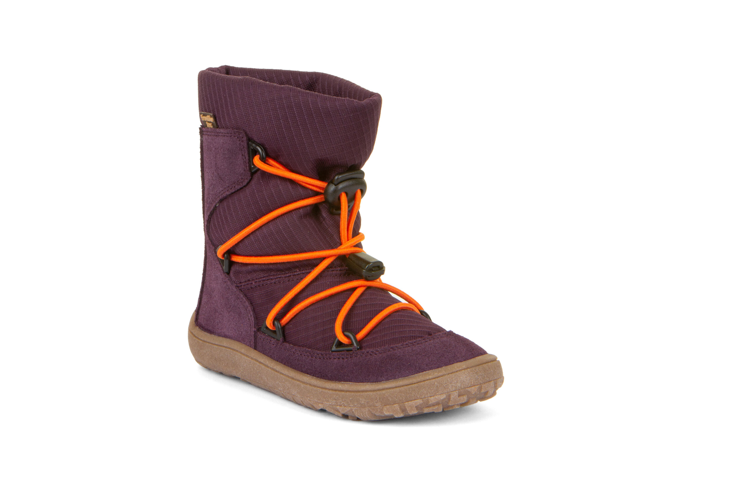 Froddo nahast talvesaapad, villavoodri ja membraaniga, TEX Track Wool- Purple Laste barefoot jalatsid - HellyK - Kvaliteetsed lasteriided, villariided, barefoot jalatsid