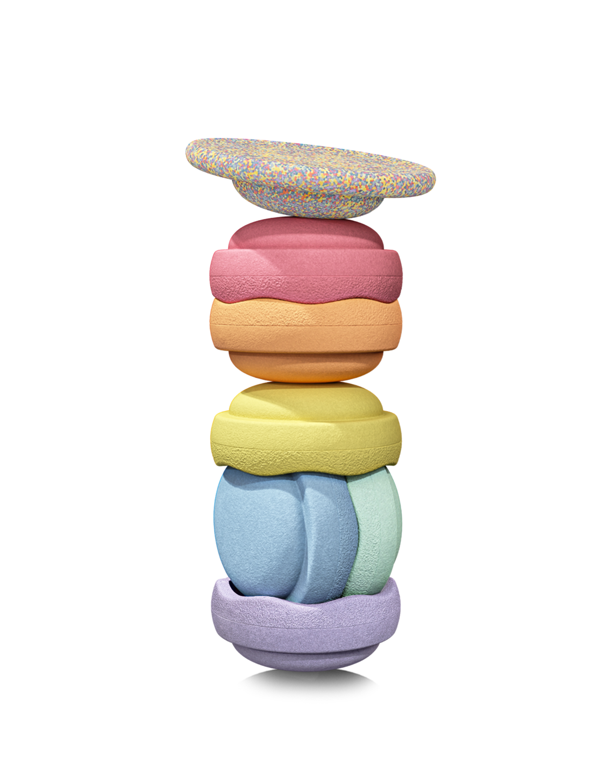 Stapelstein® Rainbow Set pastel NEW Mänguasjad - HellyK - Kvaliteetsed lasteriided, villariided, barefoot jalatsid