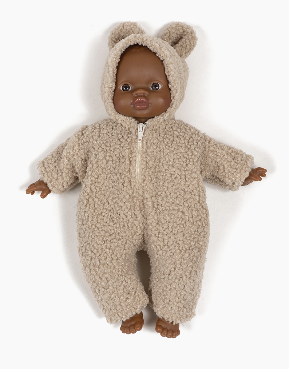 Minikane® Babies Winnie Teddy kombe, Beige Mänguasjad - HellyK - Kvaliteetsed lasteriided, villariided, barefoot jalatsid