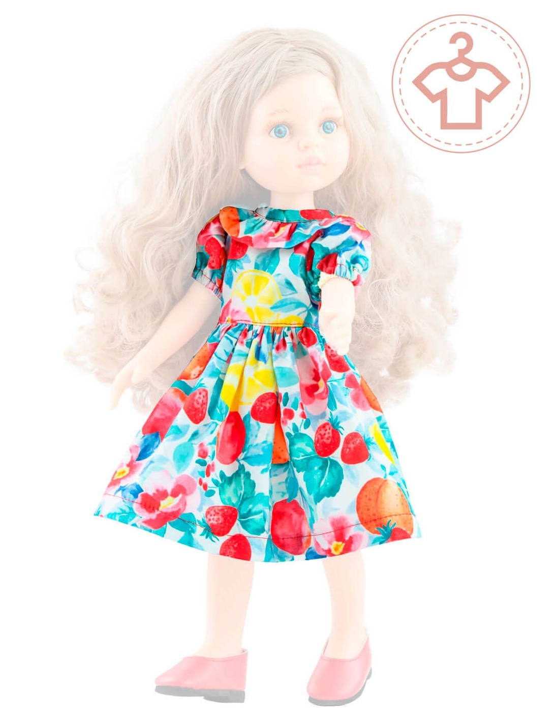 Paola Reina Las Amigas 32cm nuku kleit, Hedgehog Mänguasjad - HellyK - Kvaliteetsed lasteriided, villariided, barefoot jalatsid