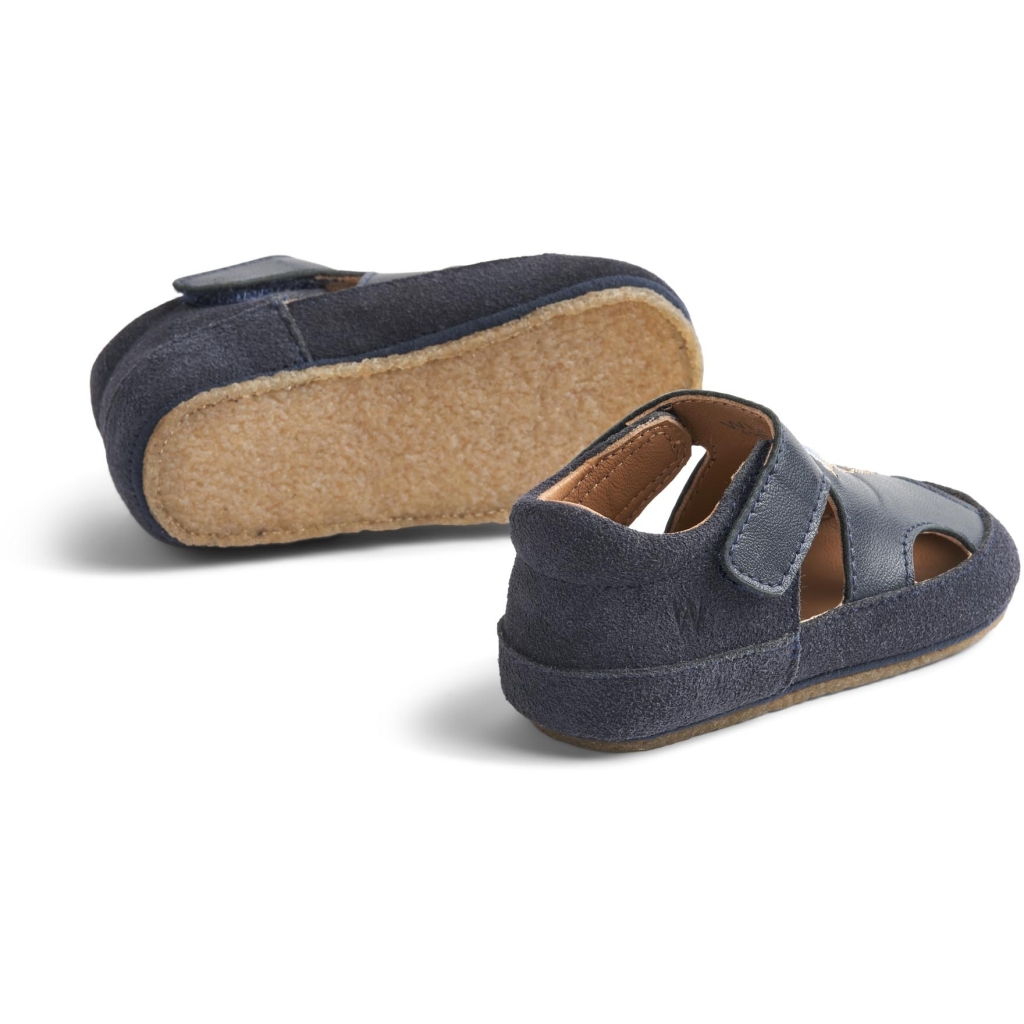 Wheat Pax sandaalid siseruumi, Navy Laste barefoot jalatsid - HellyK - Kvaliteetsed lasteriided, villariided, barefoot jalatsid