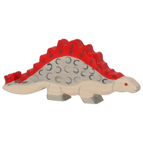 Holztiger, puidust stegosaurus Mänguasjad - HellyK - Kvaliteetsed lasteriided, villariided, barefoot jalatsid