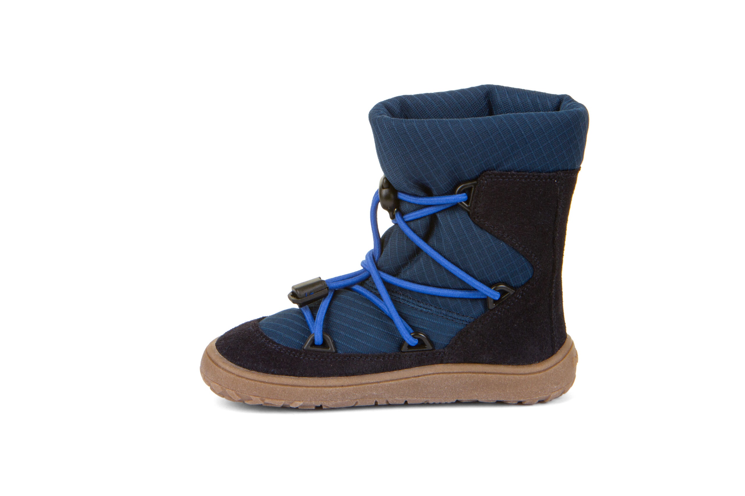 Froddo nahast talvesaapad, villavoodri ja membraaniga, TEX Track Wool- Dark Blue Laste barefoot jalatsid - HellyK - Kvaliteetsed lasteriided, villariided, barefoot jalatsid