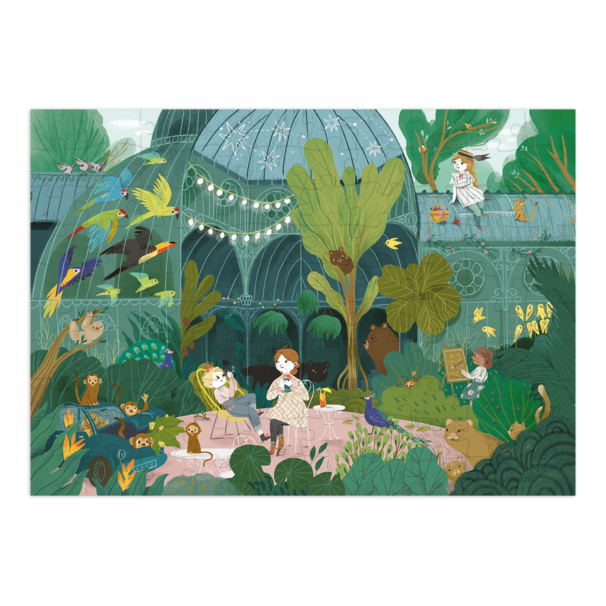 Moulin Roty värviraamat+145 kleebist “Les Parisiennes “ Mänguasjad - HellyK - Kvaliteetsed lasteriided, villariided, barefoot jalatsid