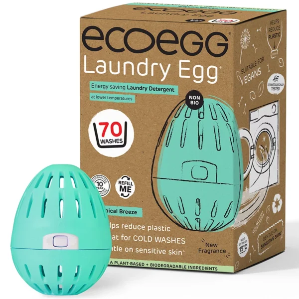 Ecoegg troopilise tuule lõhnaga pesumuna, 70 pesukorda Hooldusvahendid ja kosmeetika - HellyK - Kvaliteetsed lasteriided, villariided, barefoot jalatsid