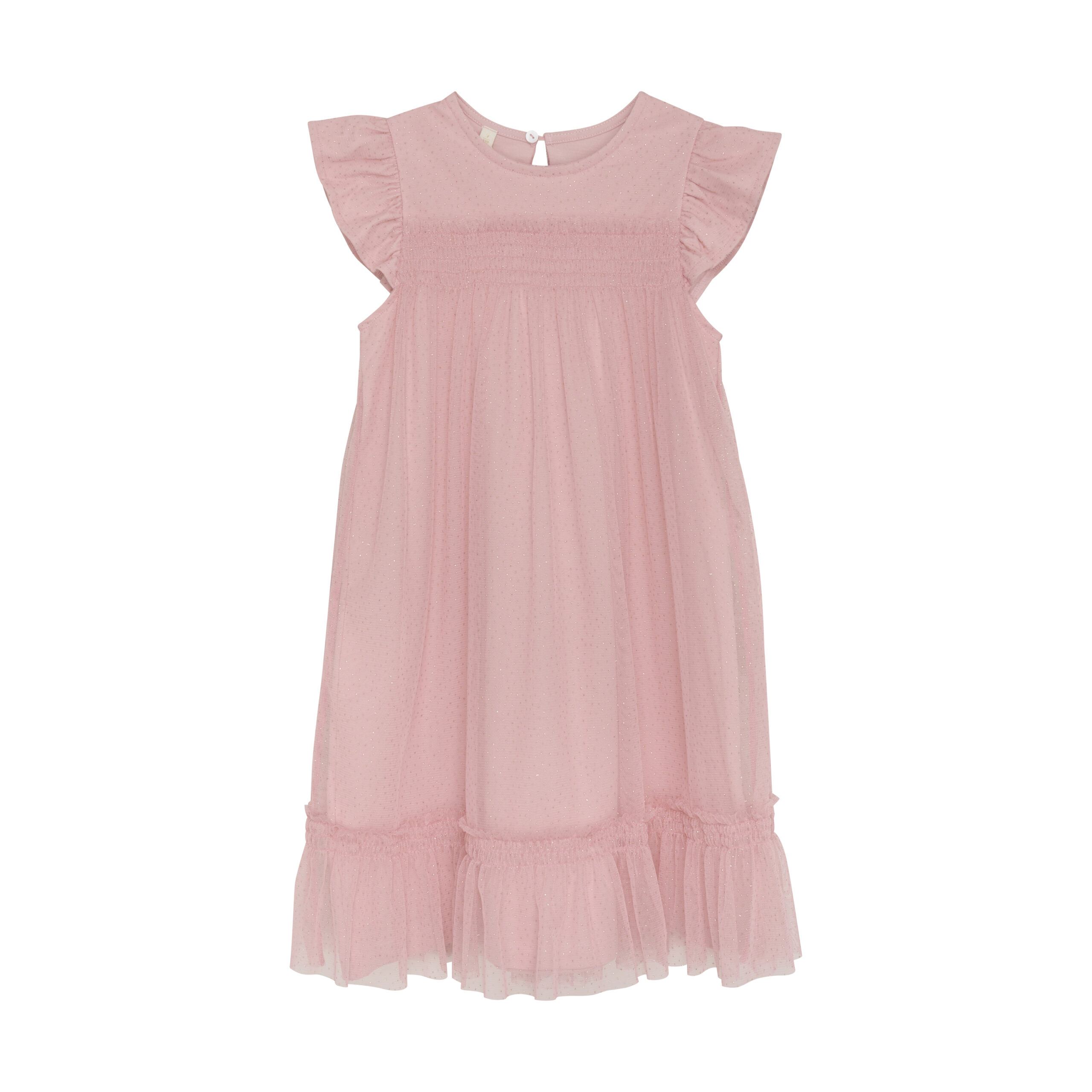 Creamie võrkkangast kleit, Bridal Rose Kleidid/seelikud - HellyK - Kvaliteetsed lasteriided, villariided, barefoot jalatsid