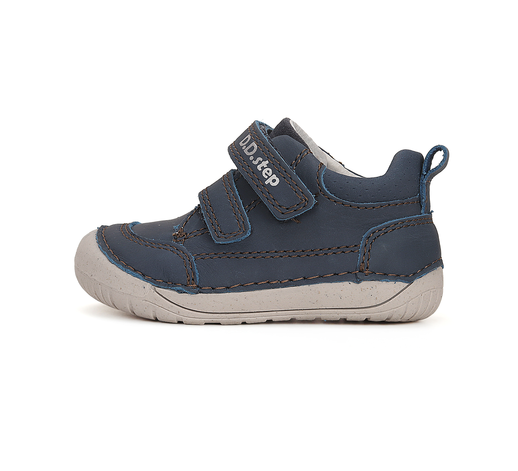 D.D.Step nahast barefoot tossud, Royal Blue 070 D.D.Step - HellyK - Kvaliteetsed lasteriided, villariided, barefoot jalatsid