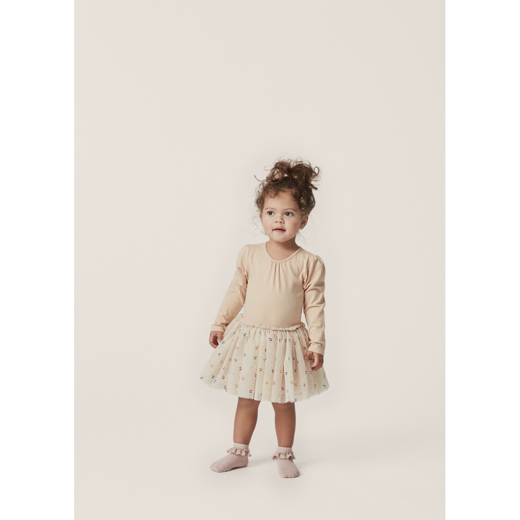 Konges Sløjd Fairy Ballerina Dress, Cherry Kleidid/seelikud - HellyK - Kvaliteetsed lasteriided, villariided, barefoot jalatsid