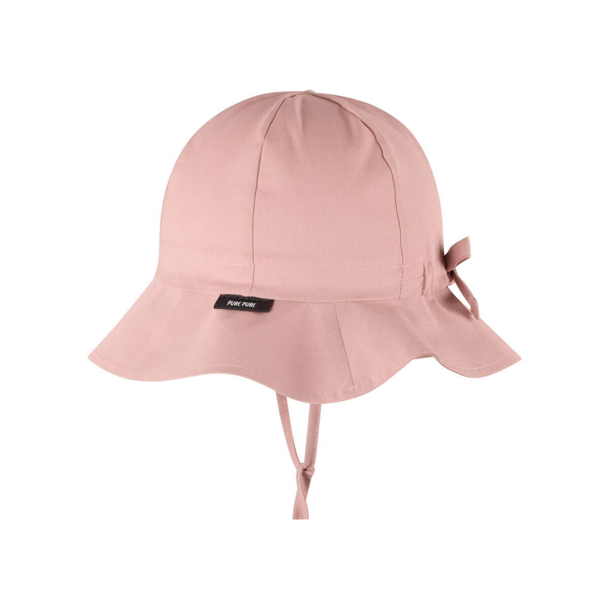 Pure Pure by Bauer orgaanilisest puuvillast kaabu UPF20+, Nude Lasteriided - HellyK - Kvaliteetsed lasteriided, villariided, barefoot jalatsid