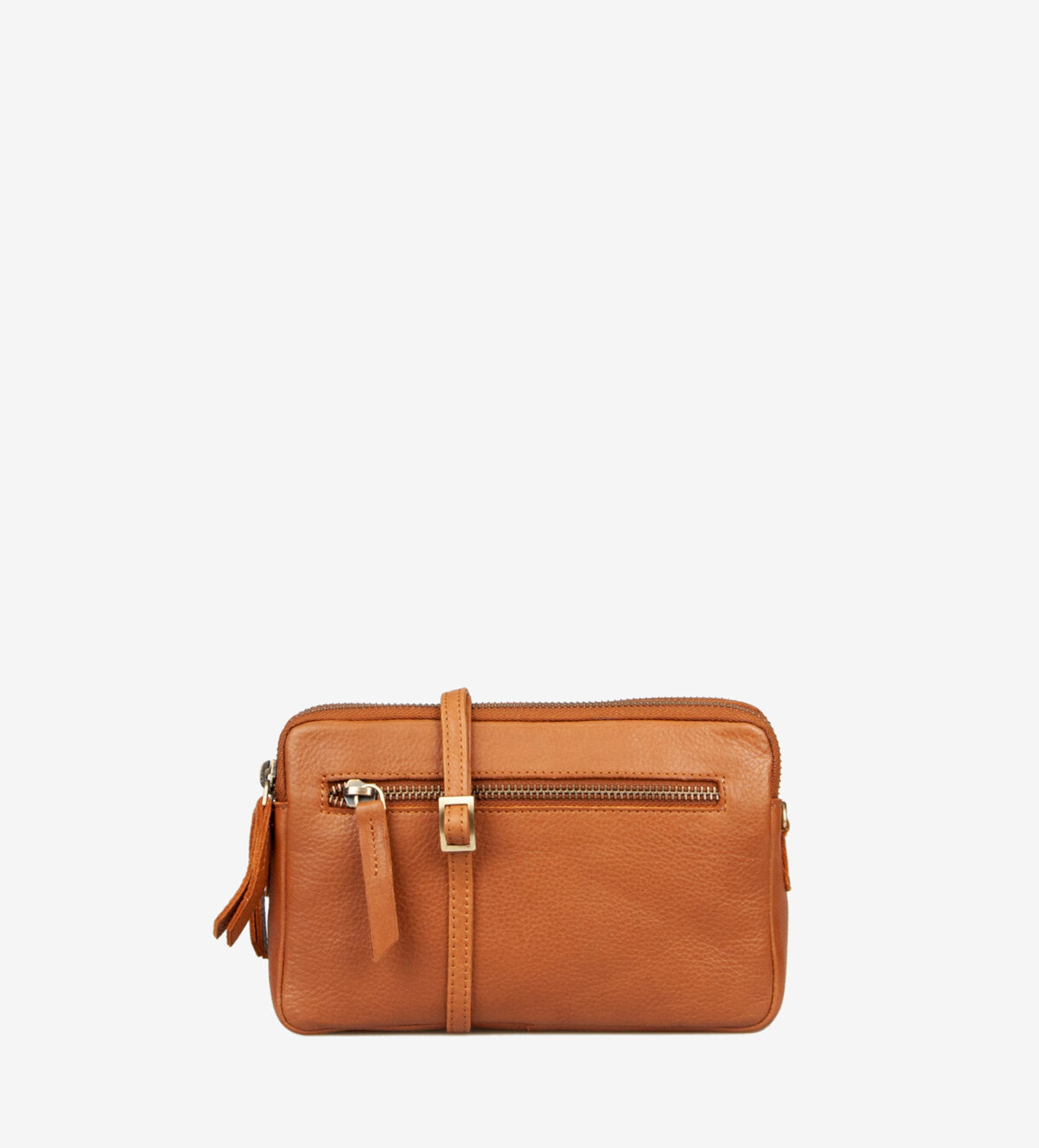 Treats nahast väike Crossbody Bea Common, cognac Kotid ja rahakotid - HellyK - Kvaliteetsed lasteriided, villariided, barefoot jalatsid