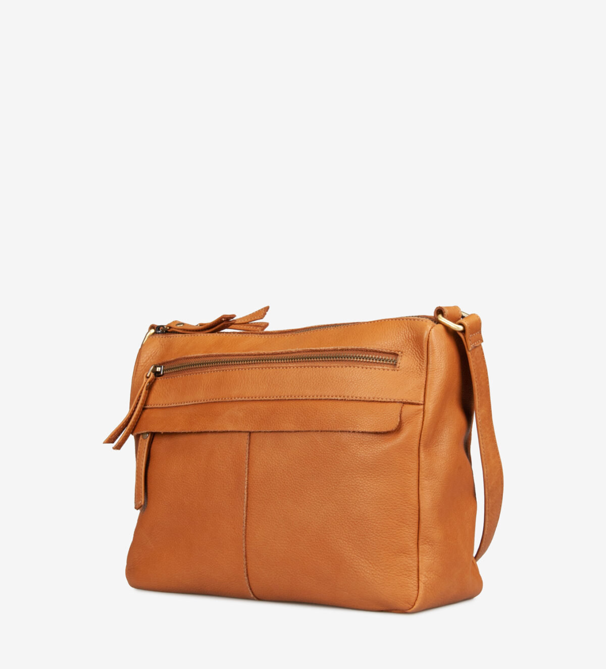 Treats nahast Crossbody Misha Common Cognac Kotid ja rahakotid - HellyK - Kvaliteetsed lasteriided, villariided, barefoot jalatsid