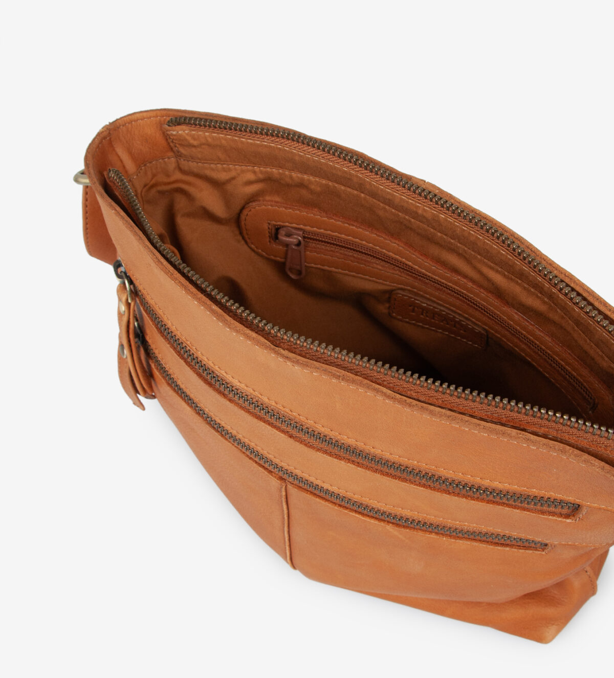 Treats nahast Crossbody Tess Common, cognac Kotid ja rahakotid - HellyK - Kvaliteetsed lasteriided, villariided, barefoot jalatsid