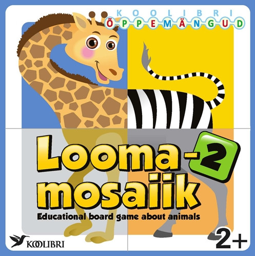 Loomamosaiik 2 Lauamängud/mängud - HellyK - Kvaliteetsed lasteriided, villariided, barefoot jalatsid