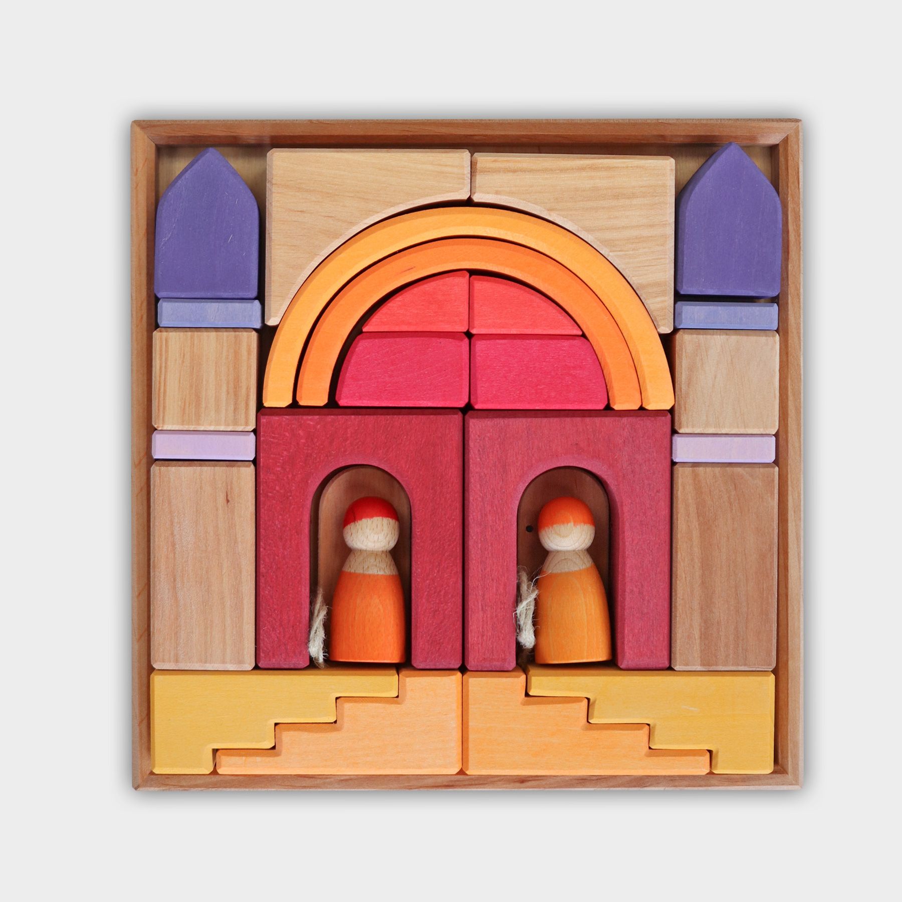 Grimm´s ehituskomplekt “Kõrbeliiva mängumaailm” Grimm's puidust mänguasjad - HellyK - Kvaliteetsed lasteriided, villariided, barefoot jalatsid