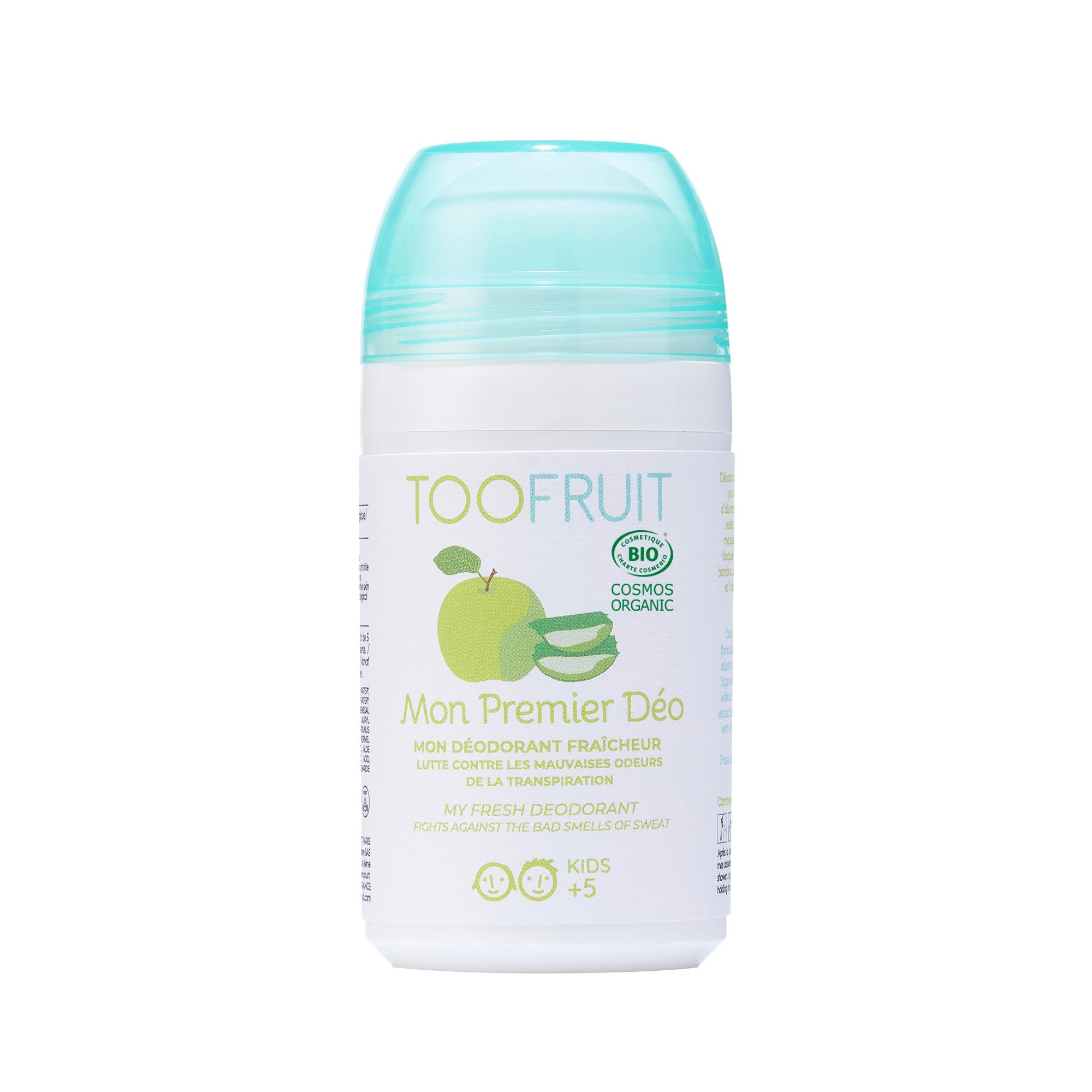 TOOFRUIT orgaaniline kaitsev deodorant roll-on lastele õuna ja Aloe veraga, 50 ml Hooldusvahendid ja kosmeetika - HellyK - Kvaliteetsed lasteriided, villariided, barefoot jalatsid