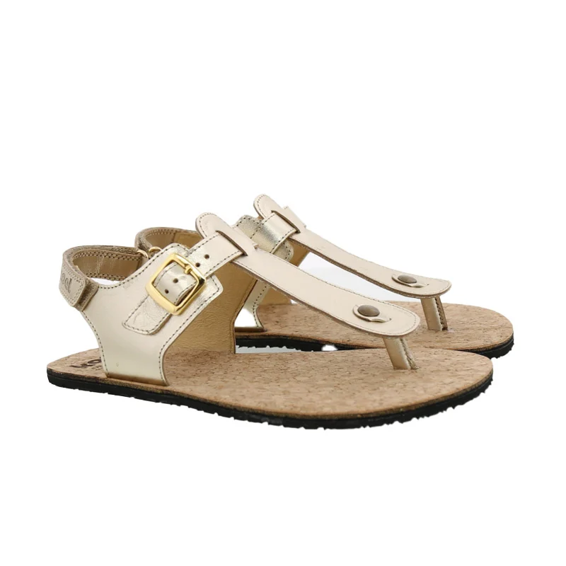 Koel Ariana Metallic sandaalid, Champagne Sisejalats/suvi - HellyK - Kvaliteetsed lasteriided, villariided, barefoot jalatsid