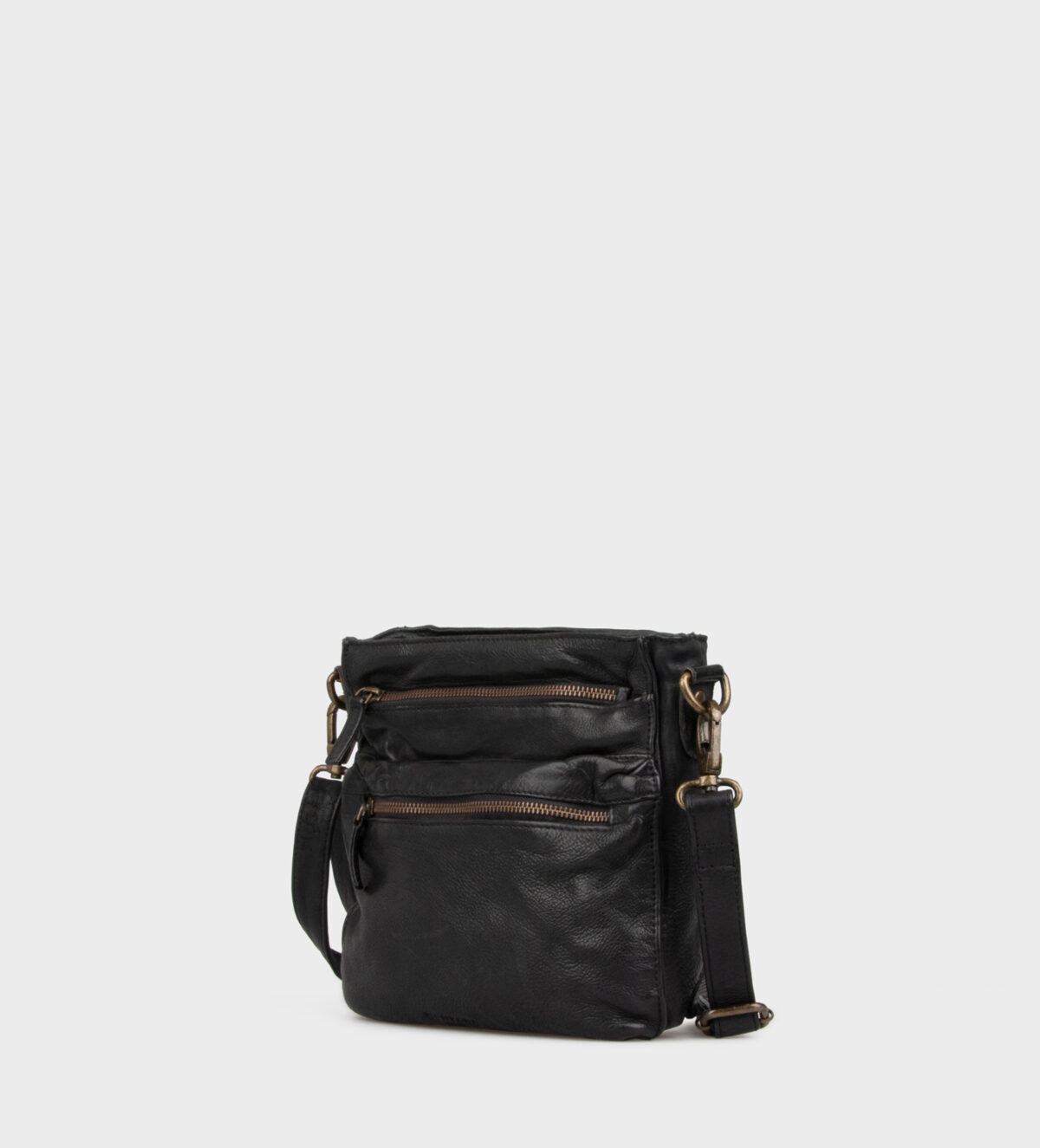 Montana nahast Crossbody Alpha Urban Black Kotid ja rahakotid - HellyK - Kvaliteetsed lasteriided, villariided, barefoot jalatsid