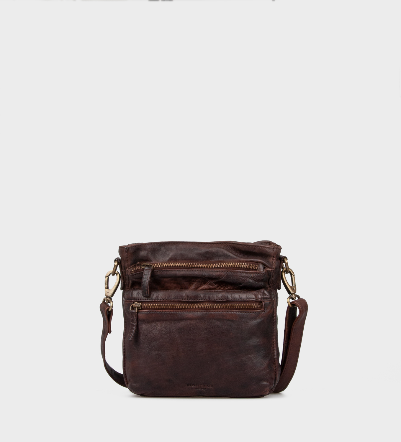 Montana nahast Crossbody Alpha Urban Alpha Urban Brown Kotid ja rahakotid - HellyK - Kvaliteetsed lasteriided, villariided, barefoot jalatsid