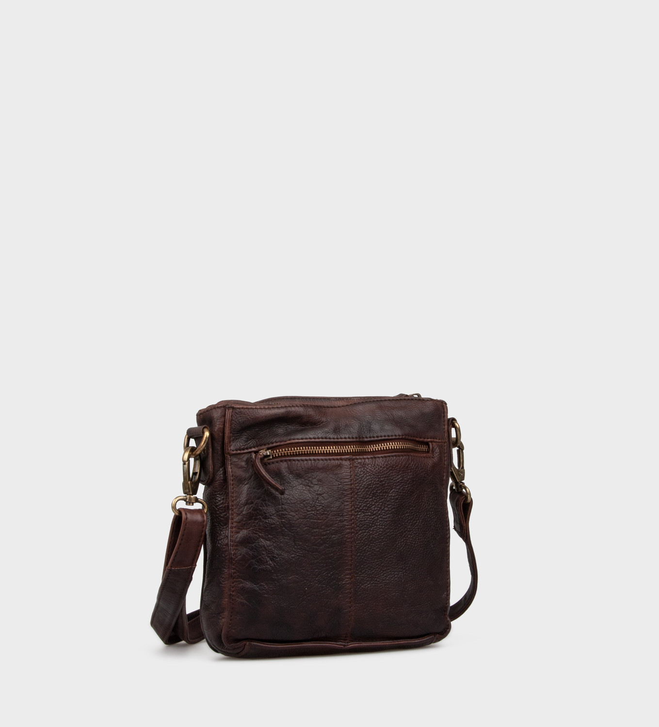 Montana nahast Crossbody Alpha Urban Alpha Urban Brown Kotid ja rahakotid - HellyK - Kvaliteetsed lasteriided, villariided, barefoot jalatsid