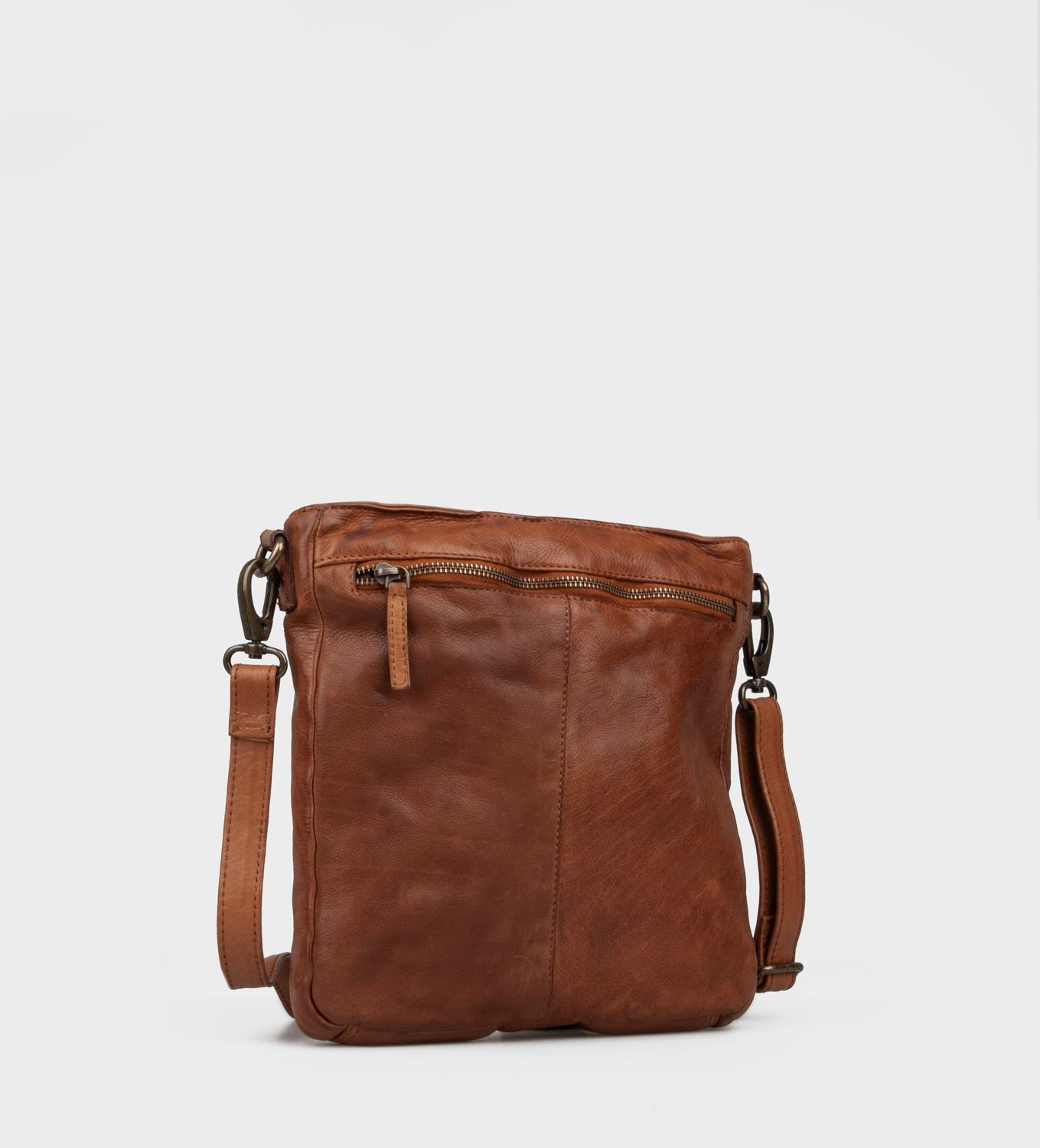 Montana nahast Crossbody Maryland Urban Cognac Kotid ja rahakotid - HellyK - Kvaliteetsed lasteriided, villariided, barefoot jalatsid