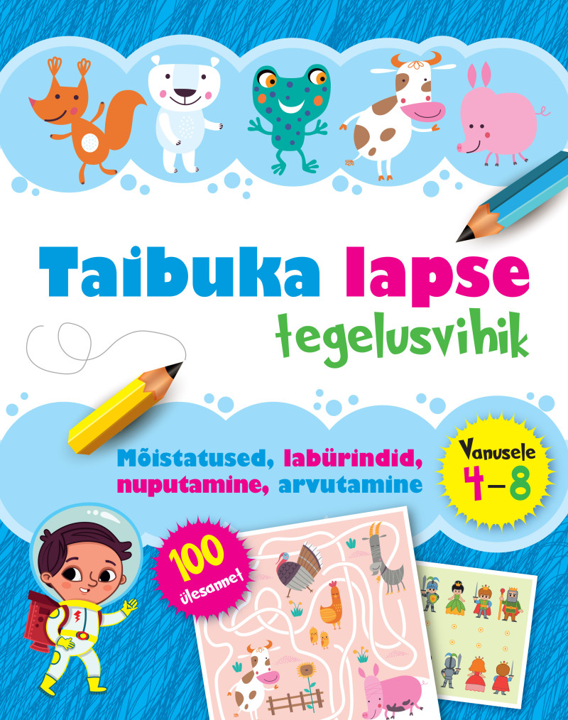 Taibuka lapse tegelusvihik Mänguasjad - HellyK - Kvaliteetsed lasteriided, villariided, barefoot jalatsid