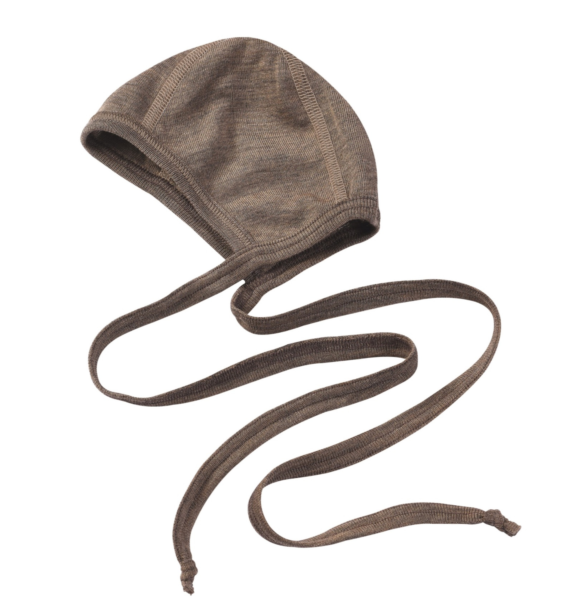 Engel Siidi-meriinomüts beebile- Walnut Beebimütsid - HellyK - Kvaliteetsed lasteriided, villariided, barefoot jalatsid