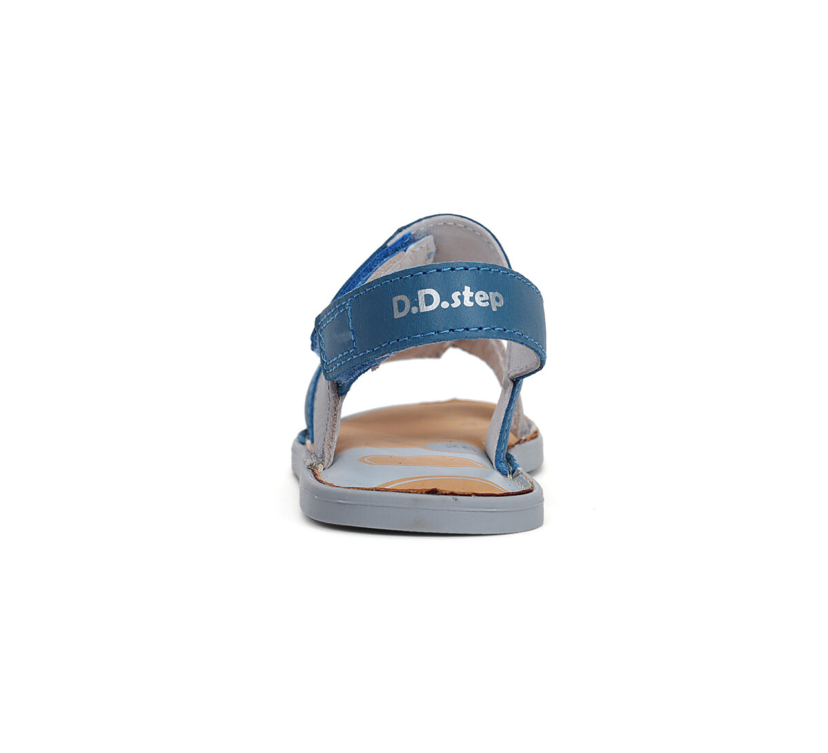 D.D.Step nahast sandaalid, Bermuda Blue 076 D.D.Step - HellyK - Kvaliteetsed lasteriided, villariided, barefoot jalatsid