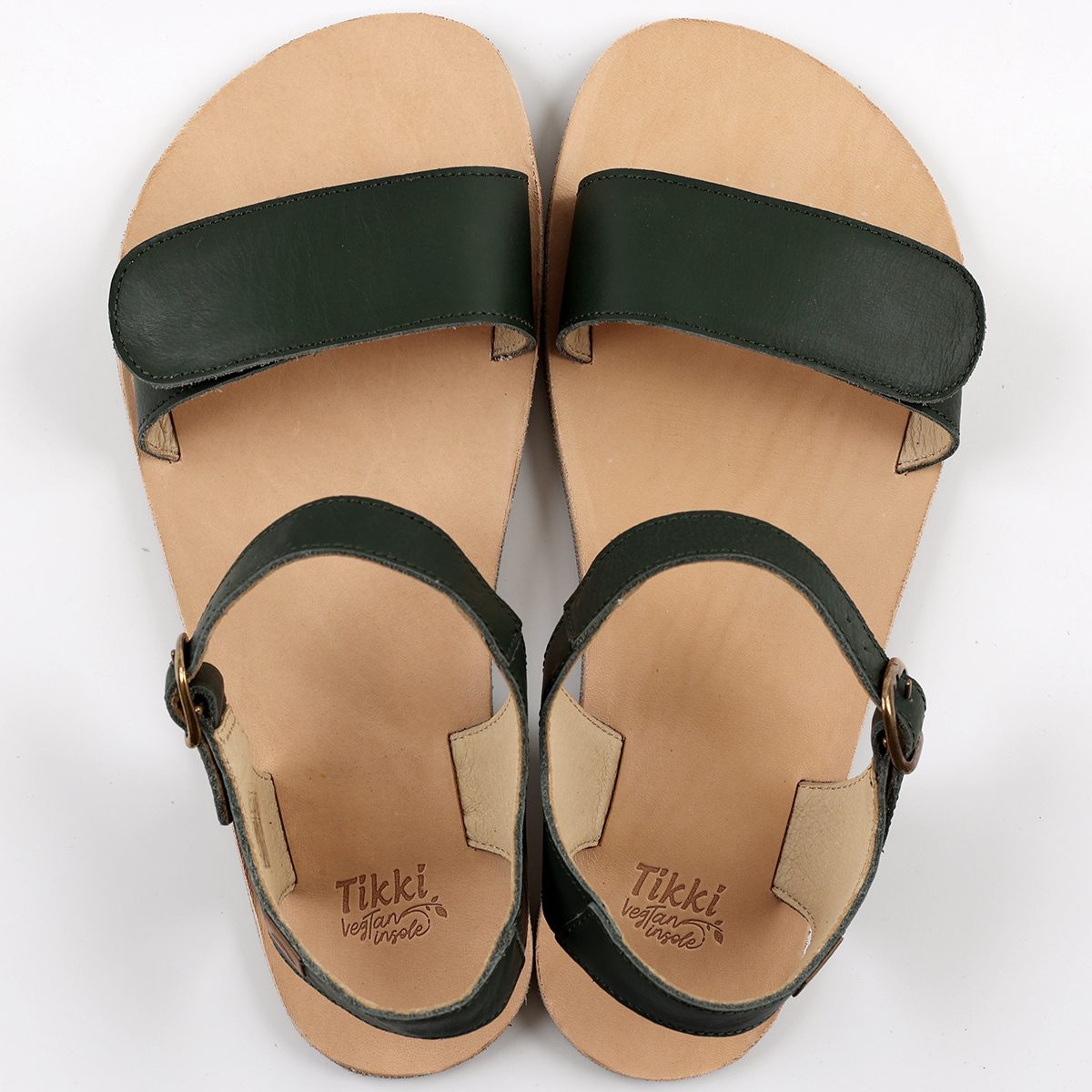 Tikki Vibe nahast sandaalid, Leaves Sisejalats/suvi - HellyK - Kvaliteetsed lasteriided, villariided, barefoot jalatsid