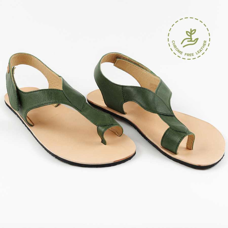 Tikki Soul nahast sandaalid, Emerald Sisejalats/suvi - HellyK - Kvaliteetsed lasteriided, villariided, barefoot jalatsid