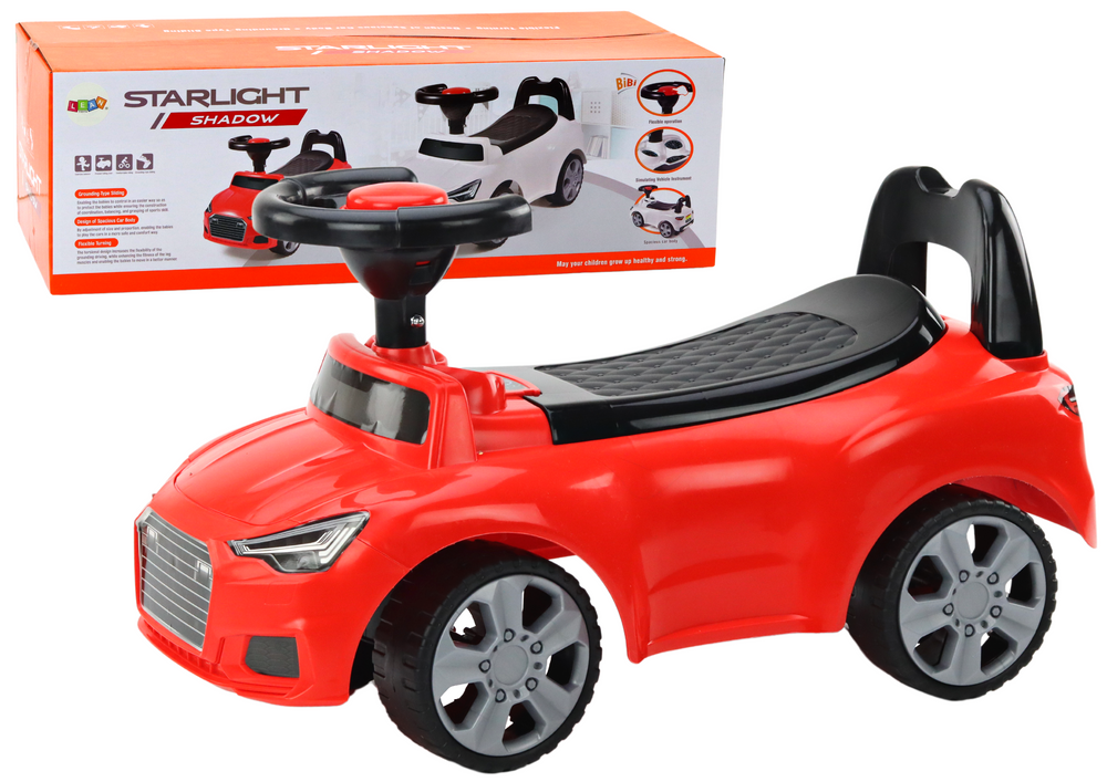 Lean Toys Pealeistutav auto- Valge Erinevad mänguautod - HellyK - Kvaliteetsed lasteriided, villariided, barefoot jalatsid