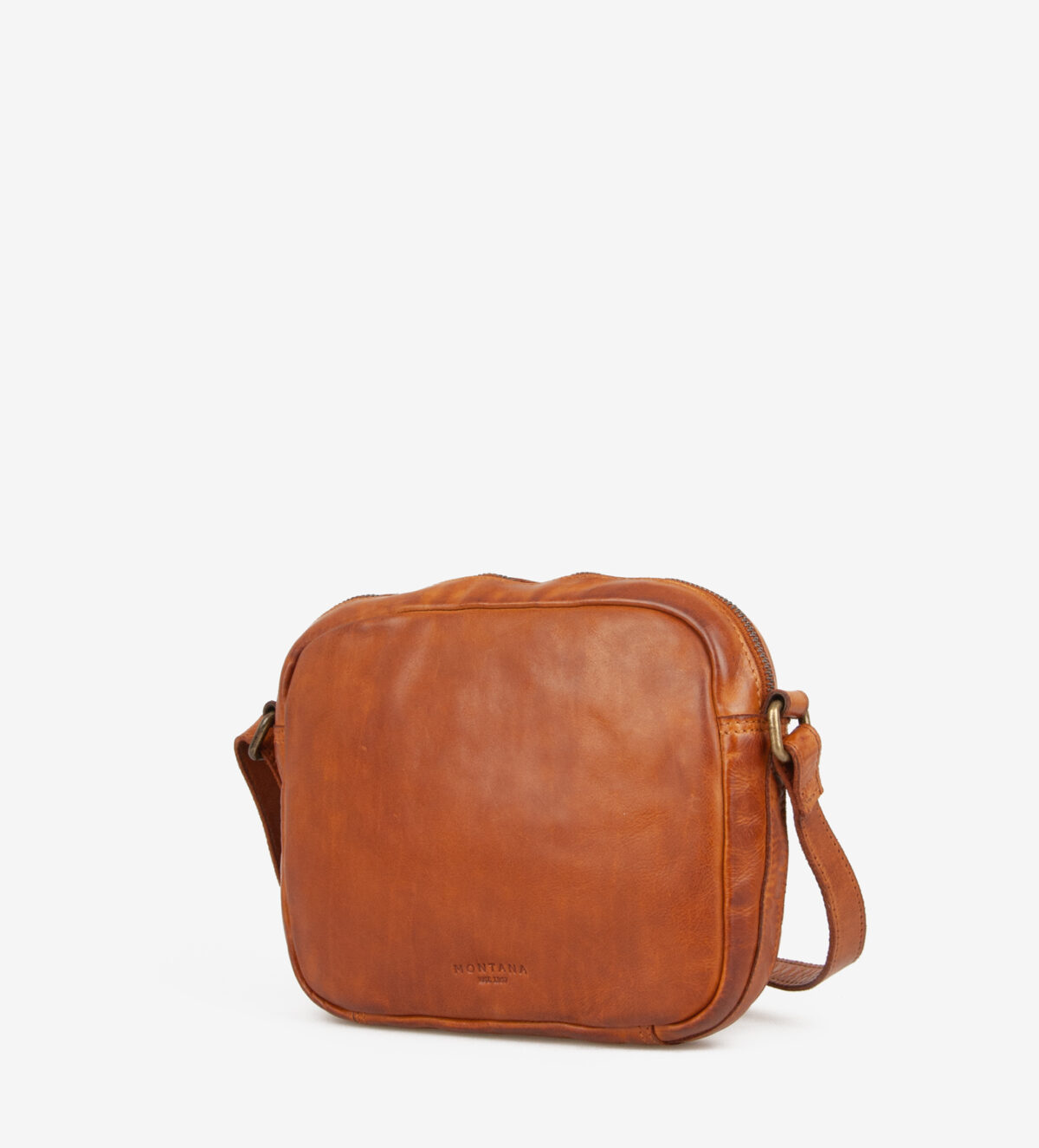 Montana nahast Crossbody bag Eldora Urban Cognac Kotid ja rahakotid - HellyK - Kvaliteetsed lasteriided, villariided, barefoot jalatsid