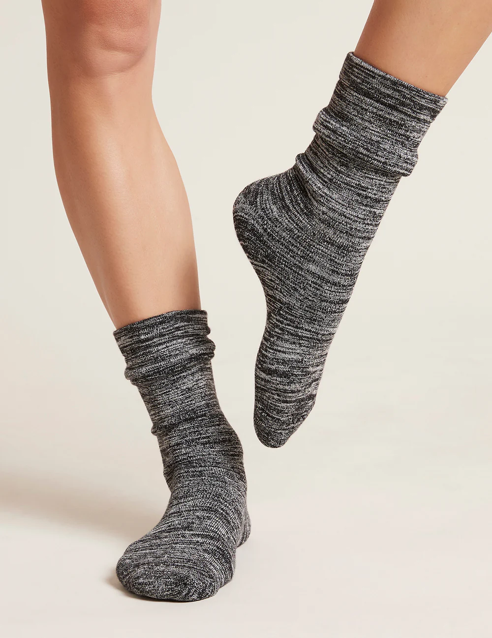 Boody Women’s Chunky Bed Socks, Black Marl Boody - HellyK - Kvaliteetsed lasteriided, villariided, barefoot jalatsid