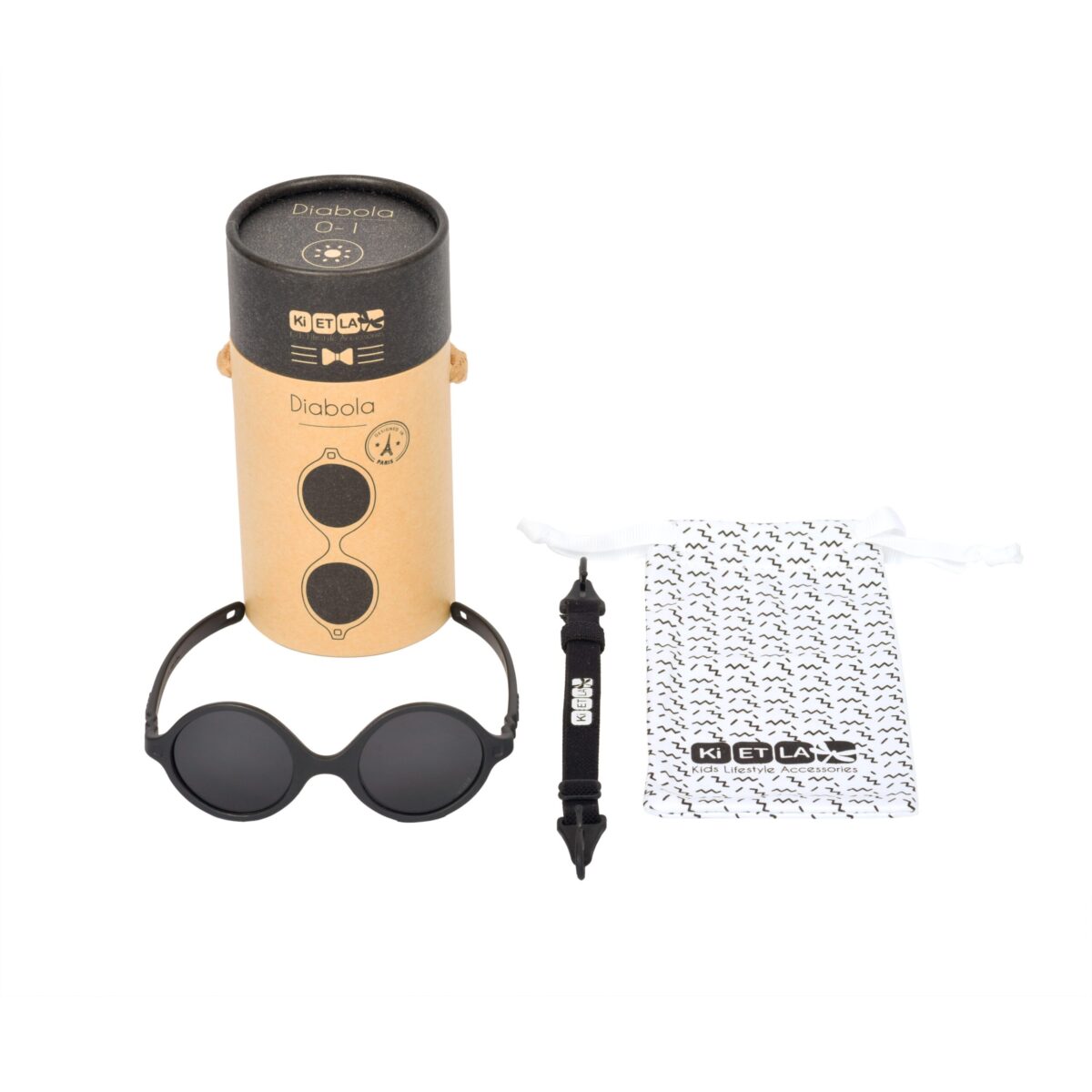 KIETLA Diabola kruvideta ja 100% purunematu raamiga, kõrge 3-kategooria kaitsega päikeseprillid beebidele 0-1aastat, toon black Hooldusvahendid, kosmeetika ja aksessuaarid - HellyK - Kvaliteetsed lasteriided, villariided, barefoot jalatsid