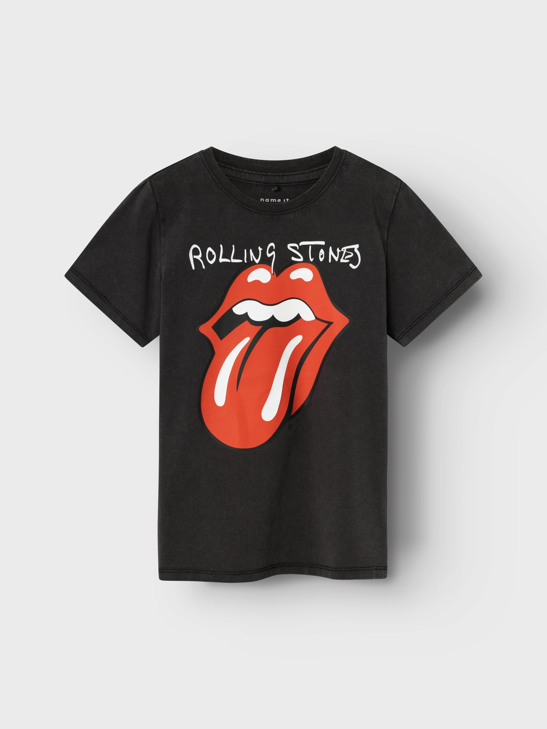 Name It MIKKO ROLLING STONES puuvillane t-särk, Black Lasteriided - HellyK - Kvaliteetsed lasteriided, villariided, barefoot jalatsid