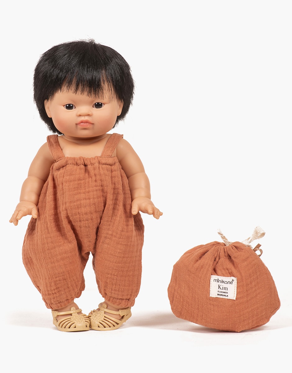 Minikane® Gordis Kim romper, Brown Sugar Mänguasjad - HellyK - Kvaliteetsed lasteriided, villariided, barefoot jalatsid