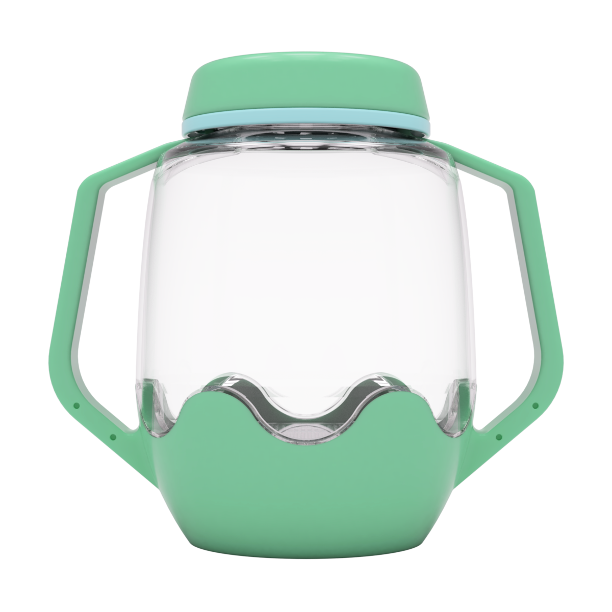 Glo Pals Sensory Jar, värviline valguspurk – Teal Green Glo Pals helendavad valguskuubikud - HellyK - Kvaliteetsed lasteriided, villariided, barefoot jalatsid