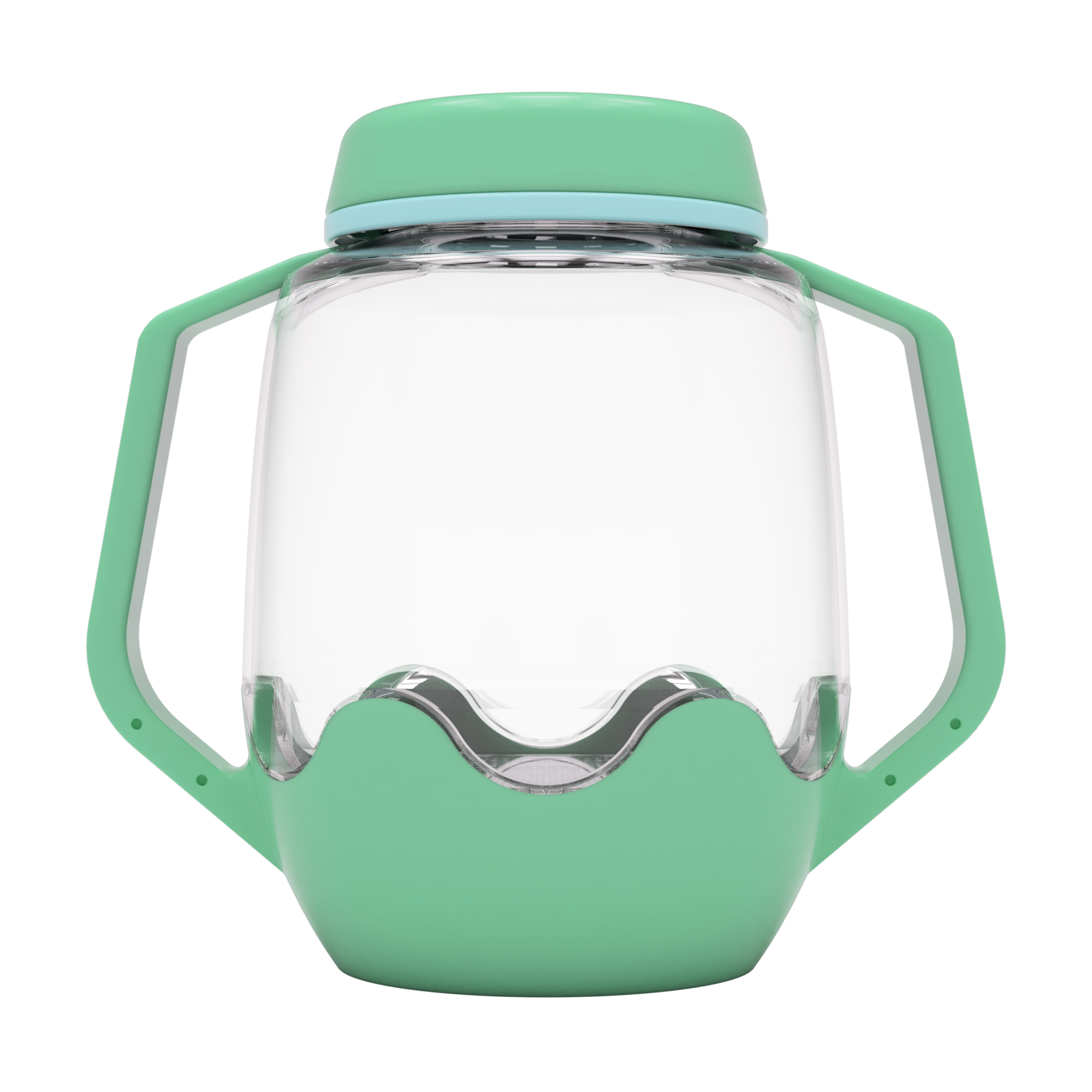 Glo Pals Sensory Jar, värviline valguspurk – Teal Green Glo Pals helendavad valguskuubikud - HellyK - Kvaliteetsed lasteriided, villariided, barefoot jalatsid