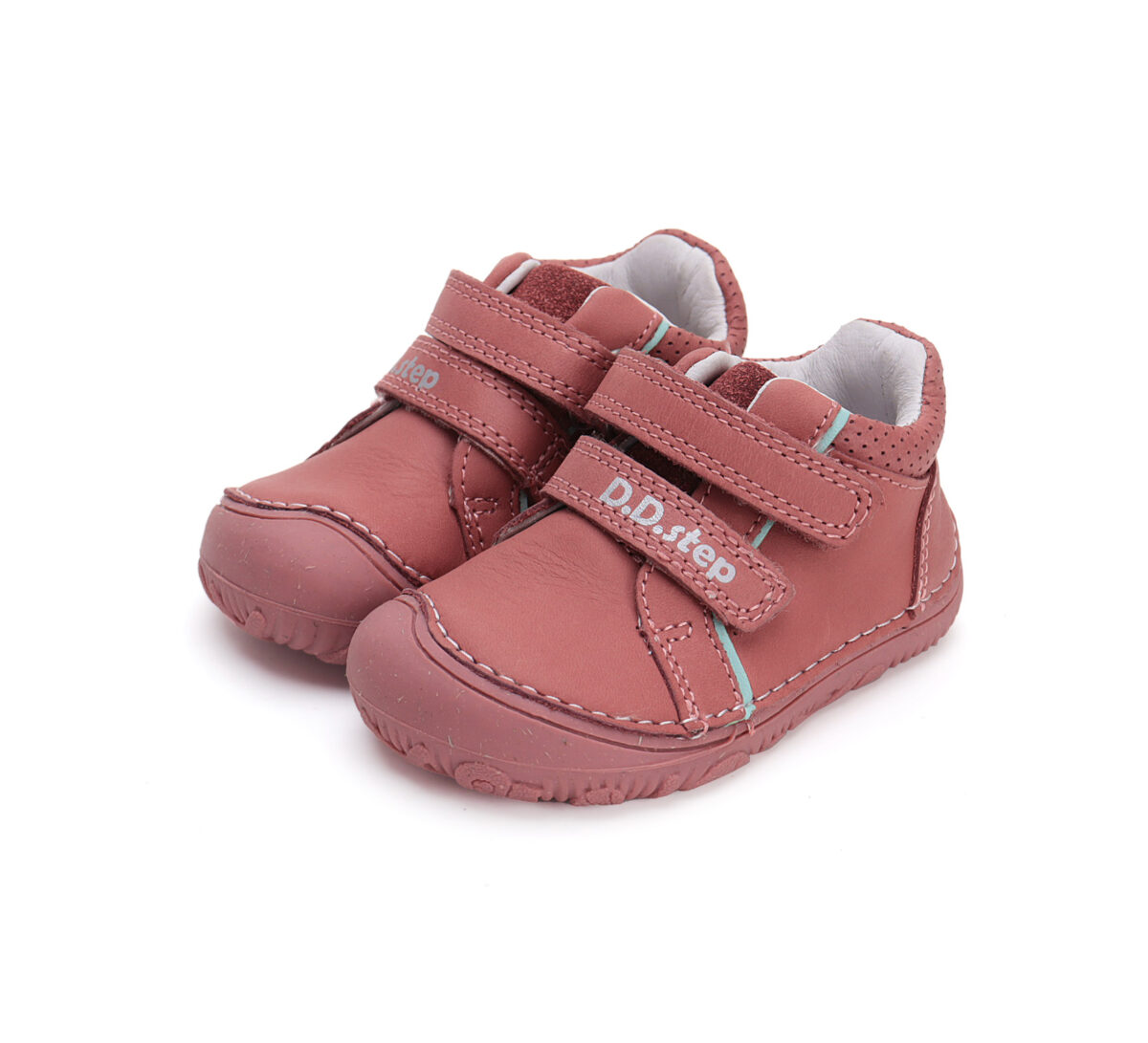 D.D.Step nahast tossud, Dark Pink 073′ AW24 D.D.Step nahast tossud - HellyK - Kvaliteetsed lasteriided, villariided, barefoot jalatsid