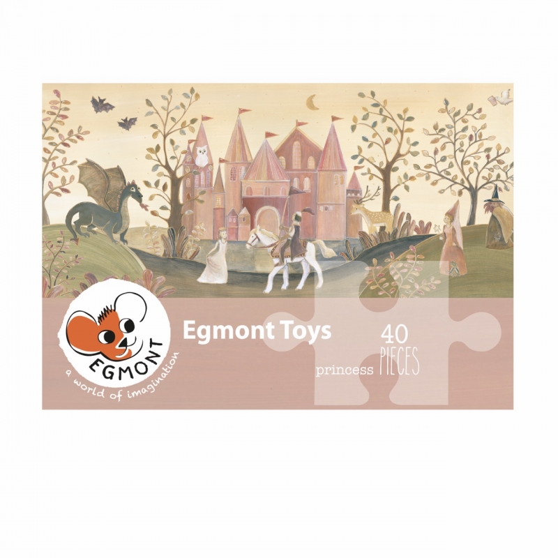 Egmont Toys 40tk pusle, Printsess Mänguasjad - HellyK - Kvaliteetsed lasteriided, villariided, barefoot jalatsid