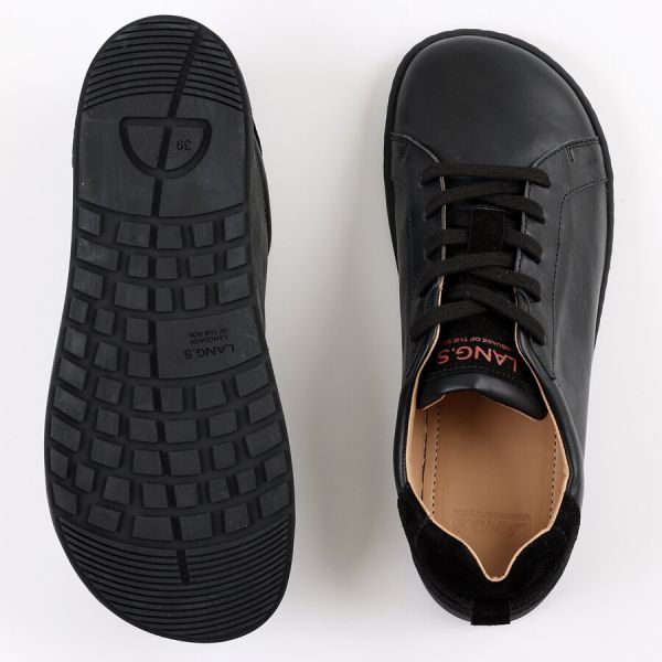 Lang.s by Tikki Shoes spordi- ja vabaajajalanõud ONYX – Black Kevad/sügis - HellyK - Kvaliteetsed lasteriided, villariided, barefoot jalatsid