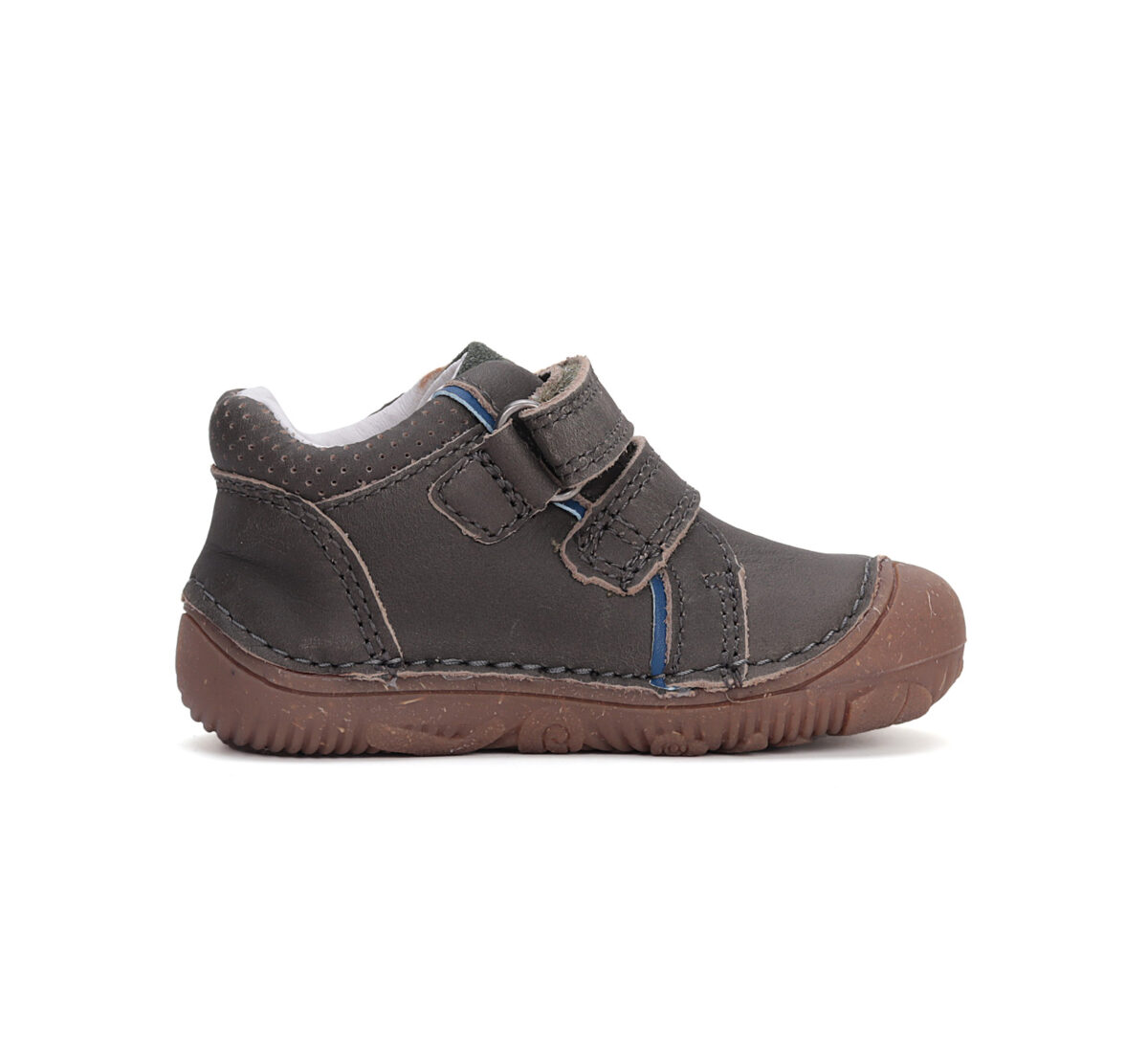 D.D.Step nahast tossud, Dark Grey 073′ AW24 D.D.Step nahast tossud - HellyK - Kvaliteetsed lasteriided, villariided, barefoot jalatsid