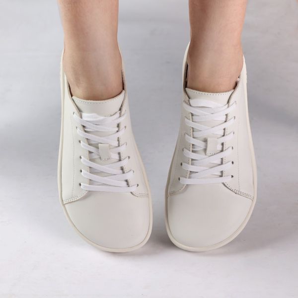 Lang.s by Tikki Shoes vabaajajalanõud ZEN, white Kevad/sügis - HellyK - Kvaliteetsed lasteriided, villariided, barefoot jalatsid