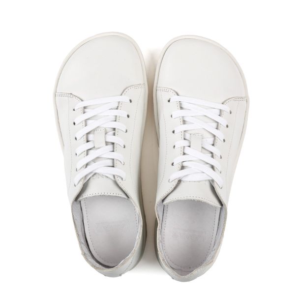 Lang.s by Tikki Shoes vabaajajalanõud ZEN, white Kevad/sügis - HellyK - Kvaliteetsed lasteriided, villariided, barefoot jalatsid