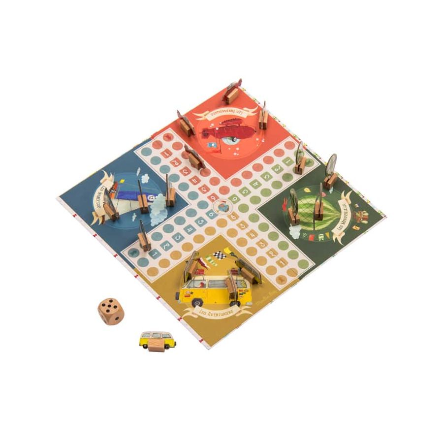 Moulin Roty “Väikeste hobuste mäng” Le Jardin du Moulin Moulin Roty “Väikeste hobuste mäng” Le Jardin du Moulin Lauamängud/mängud - HellyK - Kvaliteetsed lasteriided, villariided, barefoot jalatsid