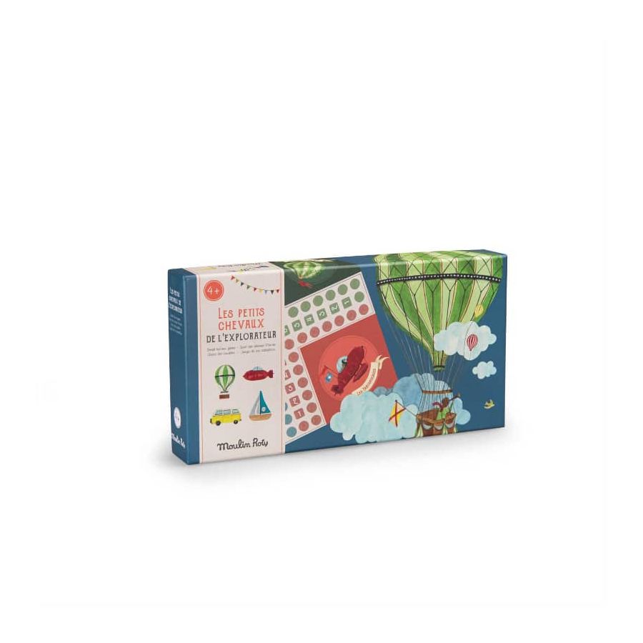 Moulin Roty “Väikeste hobuste mäng” Le Jardin du Moulin Lauamängud/mängud - HellyK - Kvaliteetsed lasteriided, villariided, barefoot jalatsid