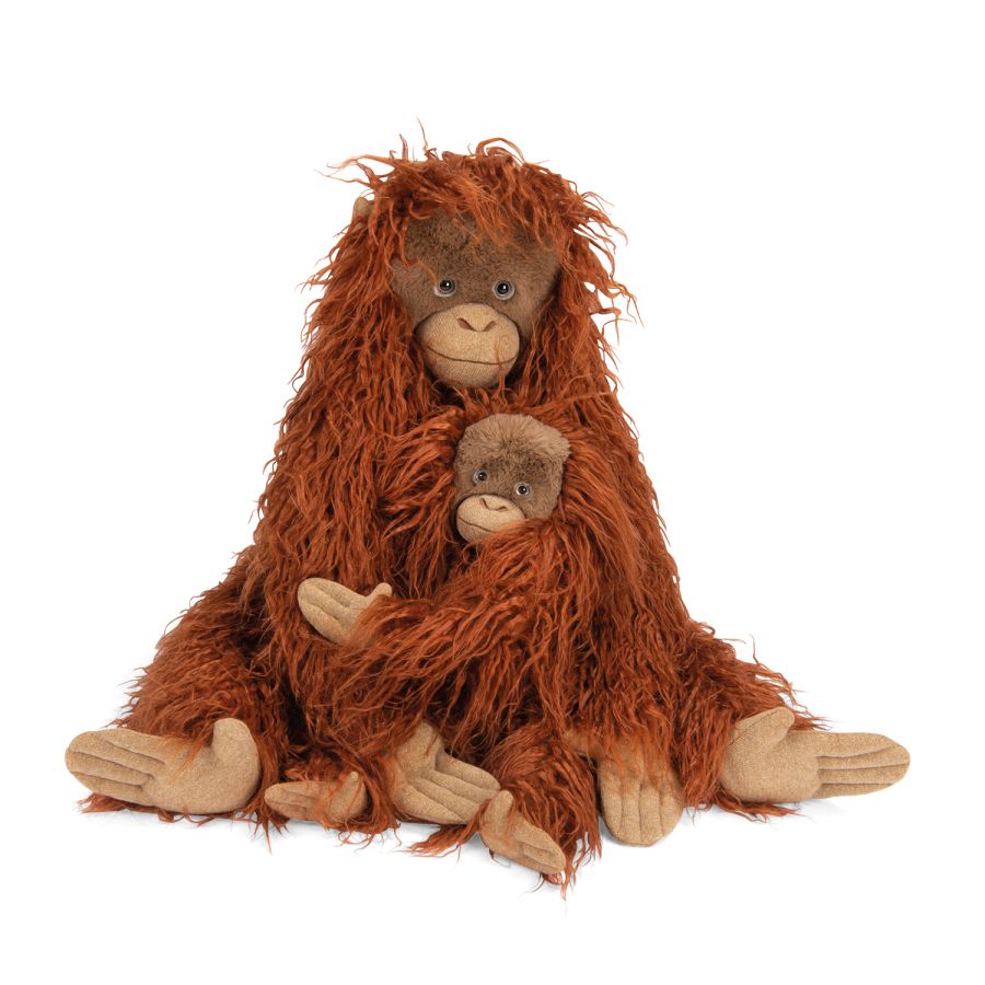 Moulin Roty, väike Orangutan Tout autour du monde Kaisukad ja kaltsunukud - HellyK - Kvaliteetsed lasteriided, villariided, barefoot jalatsid