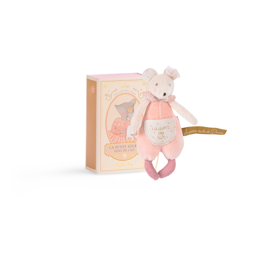 Moulin Roty hambahaldjas Hiir La petite école de danse Mänguasjad - HellyK - Kvaliteetsed lasteriided, villariided, barefoot jalatsid