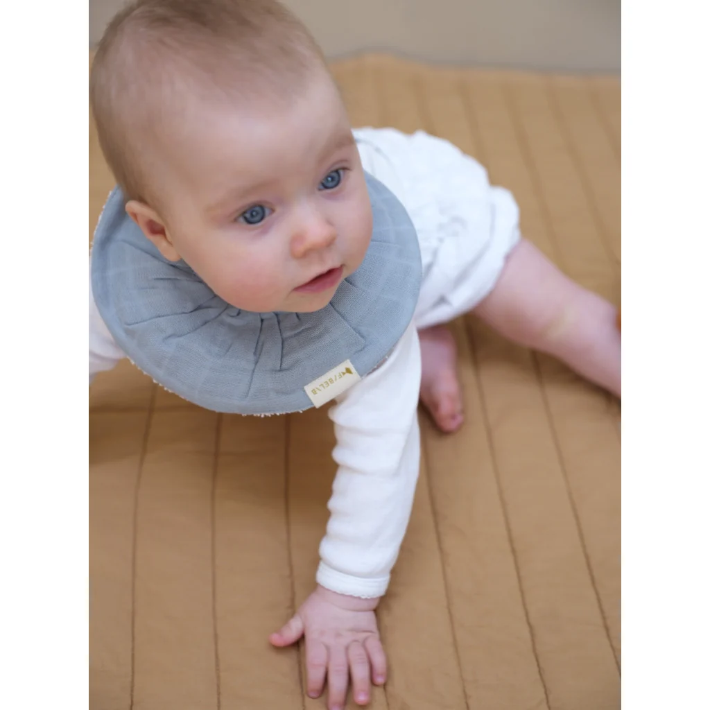 Fabelab Ruffle sall/ilapõll, 3 pakk- Cottage Blue Mix Ilapõlled beebidele - HellyK - Kvaliteetsed lasteriided, villariided, barefoot jalatsid