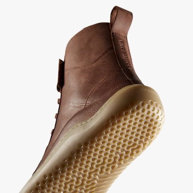 Vivobarefoot GOMBI BOOT WARMLINED WOMEN talvesaapad, Brown Täiskasvanute barefoot jalatsid - HellyK - Kvaliteetsed lasteriided, villariided, barefoot jalatsid